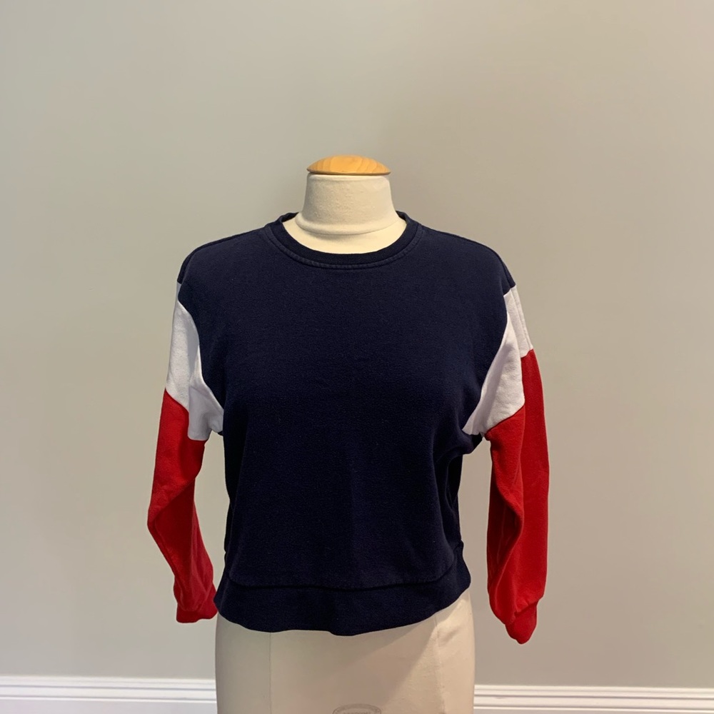 Forever 21 Red White Blue Long Sleeve